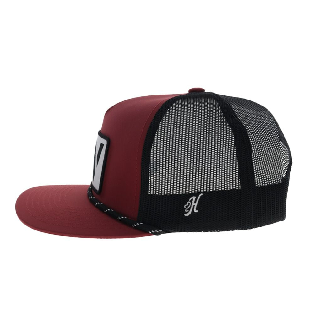 HOOEY X Wade Bowen Maroon Square W Patch