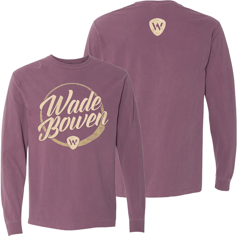 Wine Colored Comfort Colors Long Sleeve
