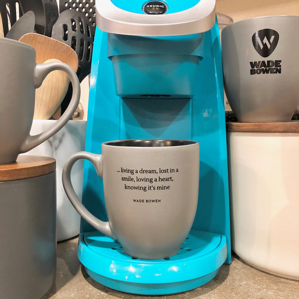 Wade Bowen Lyric Mugs - 16 oz Bistro Stye