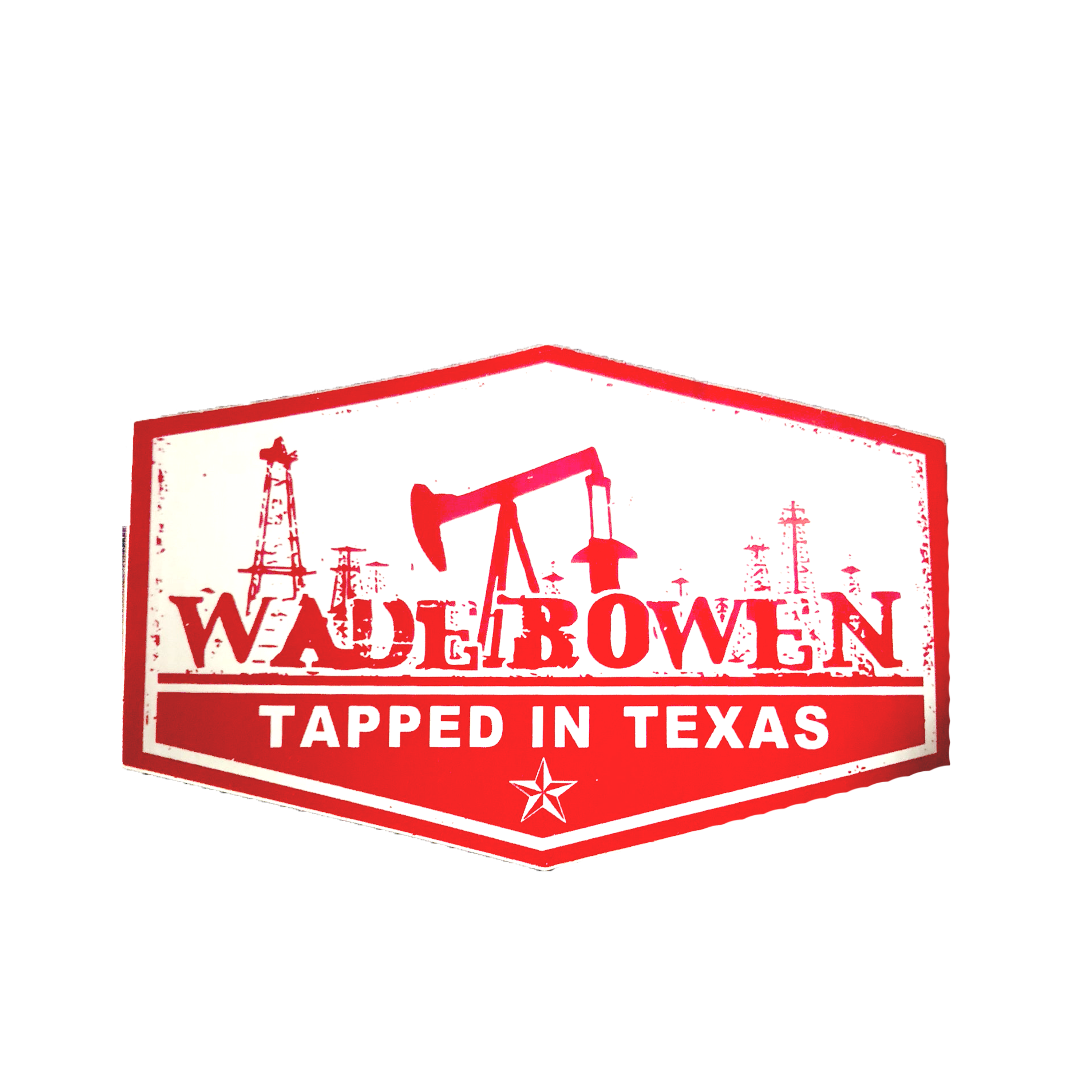 Tapped in Texas Sticker